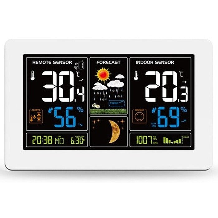 Meteostanica Solight TE81W, farebný LCD VADA VZHĽADU, ODRENINY