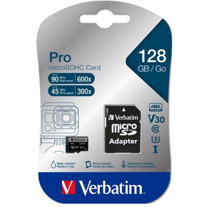 Micro SDXC karta Verbatim Pro 128GB (47044)