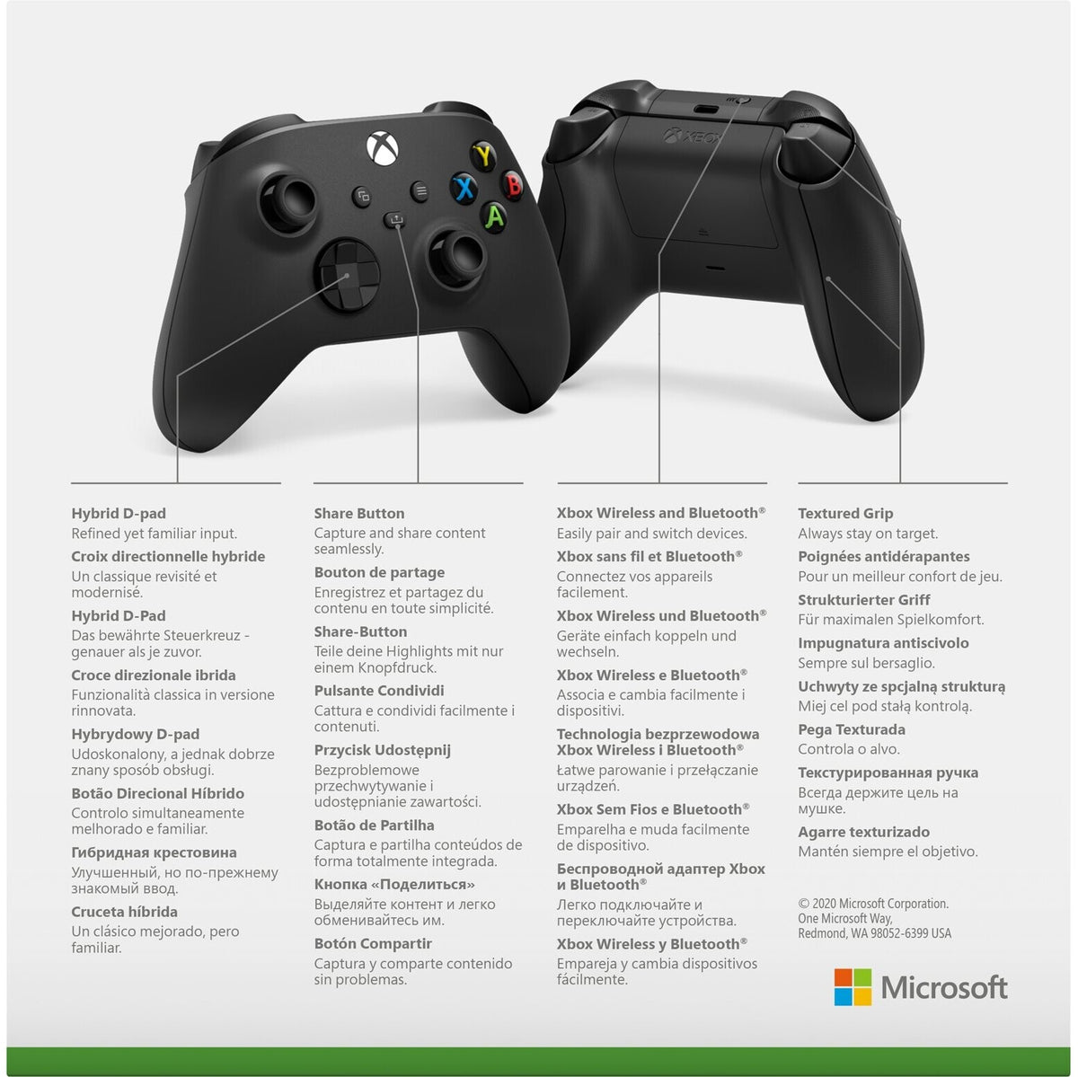 Microsoft Xbox One Wireless Controller (QAT-00002)