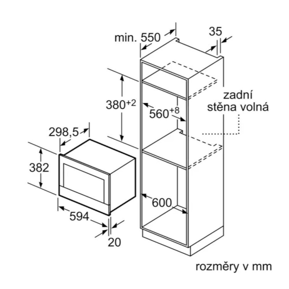 Mikrovlnná rúra Siemens BE634RGS1