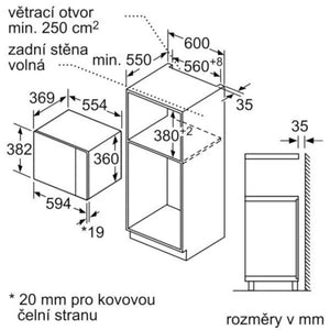 Mikrovlnná rúra Siemens BF550LMR0