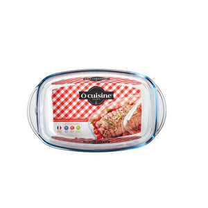 Miska na zapekanie s vekom Ocuisine 465AC00/1043, hranatá, 4,5l