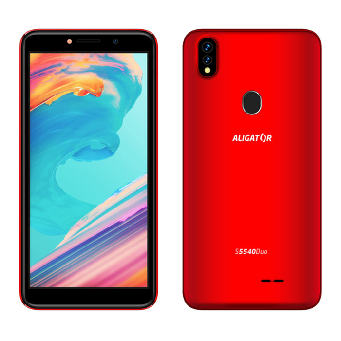 Mobilný telefón Aligator S5540 2GB/32GB, červená POUŽITÉ, NEOPOTR