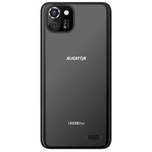 Mobilný telefón Aligator S5550 Duo 16GB, čierna VADA VZHĽADU, ODRENINY