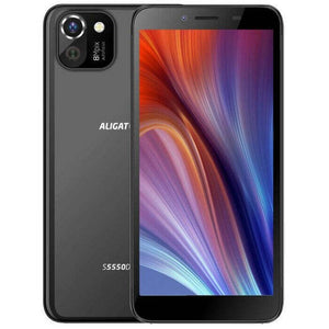 Mobilný telefón Aligator S5550 Duo 16GB, čierna VADA VZHĽADU, ODRENINY