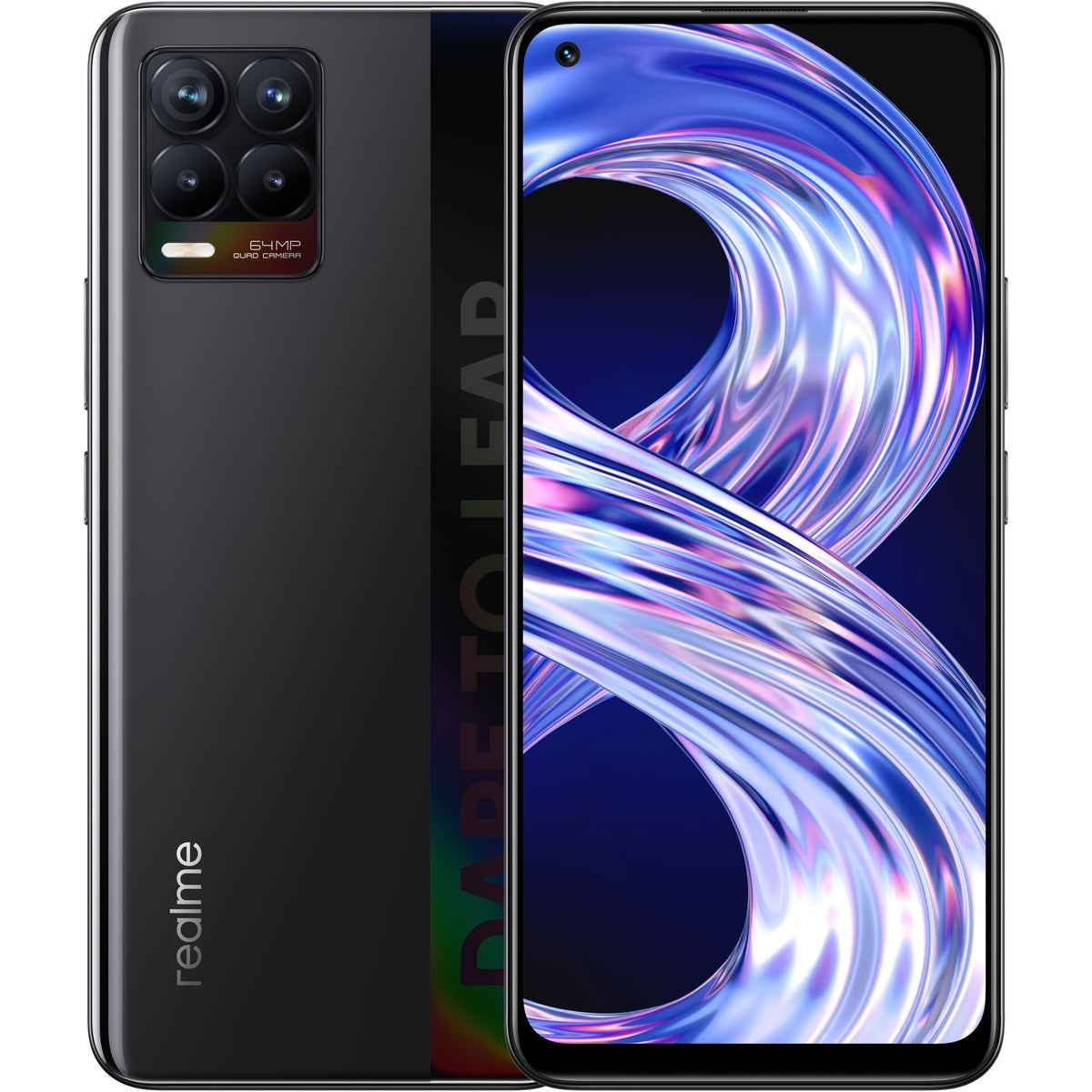 Mobilný telefón Realme 8 6 GB/128 GB, matný čierny