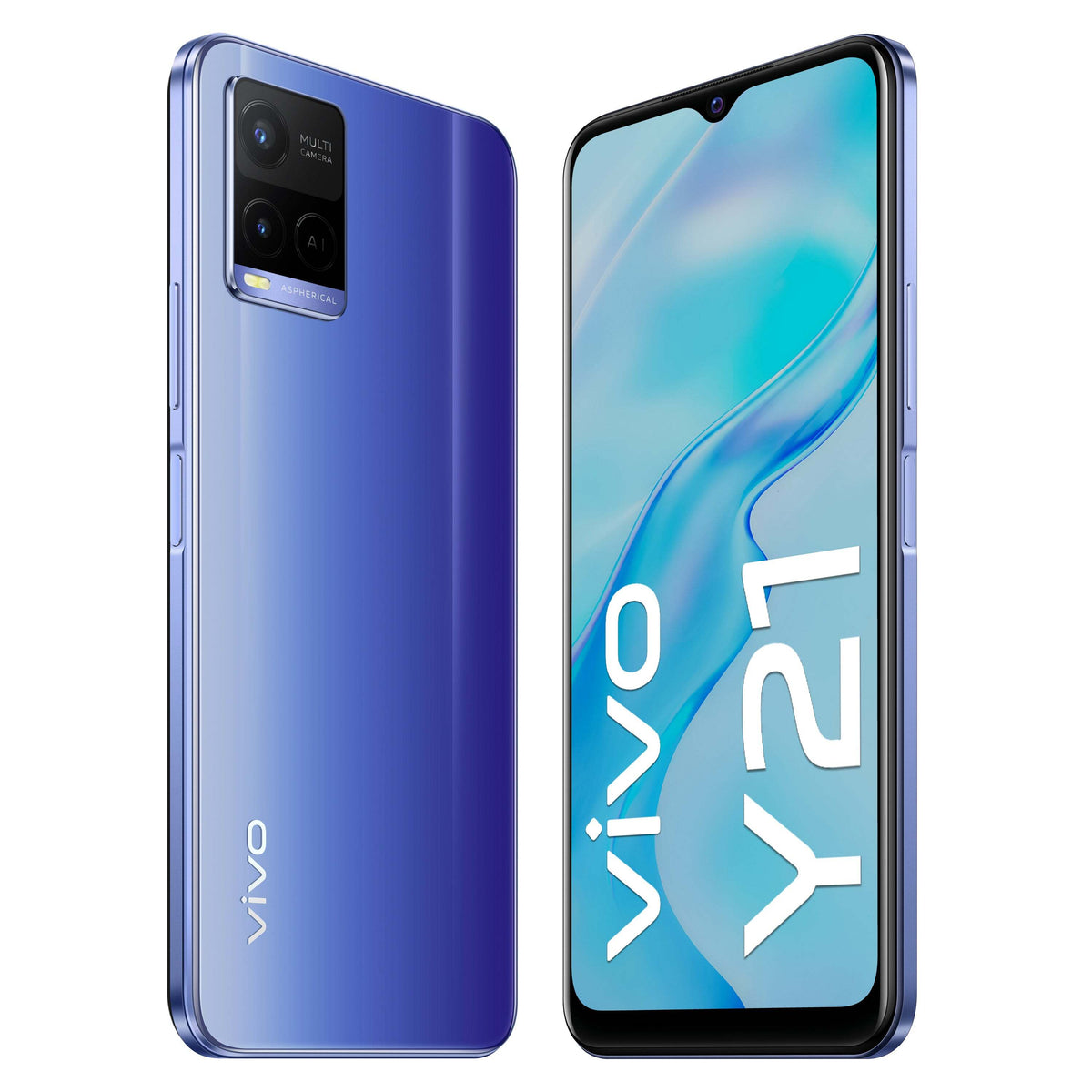 Mobilný telefón VIVO Y21 4GB/64GB, modrá POUŽITÉ, NEOPOTREBOVANÝ TOVAR