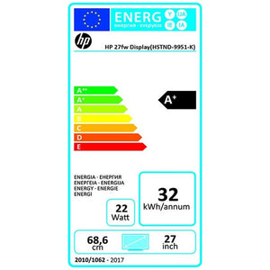Monitor HP 27 "Full HD, LCD, LED, IPS, 5 ms, 75 Hz, 27fw POUŽITÉ,