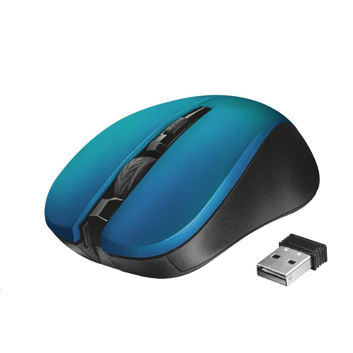 Myš Trust Mydo Silent Click Wireless Mouse, modrá (21870)