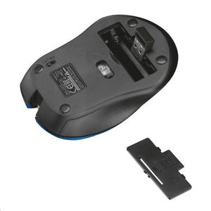 Myš Trust Mydo Silent Click Wireless Mouse, modrá (21870)