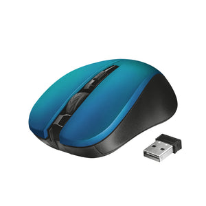 Myš Trust Mydo Silent Click Wireless Mouse, modrá (21870)