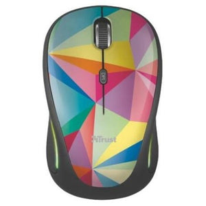 Myš Trust Yvi Wireless Mouse USB, geometrics (22337)