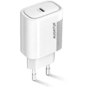 Nabíjačka Aligator Power Delivery 20W, USB-C, biela