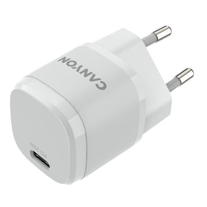 Nabíjačka Canyon H20-05, USB-C, 20W, biela