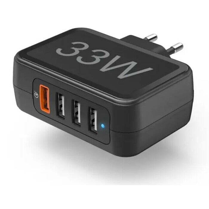 Nabíjačka Hama 4x USB, QC, 33 W (210537)