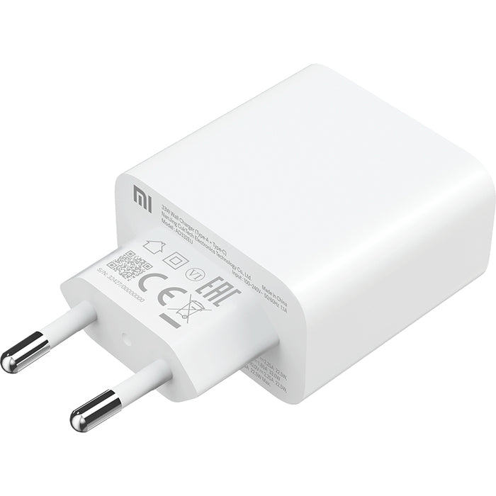 Nabíjačka Xiaomi Mi 33W Wall Charger, USB+TypC, PD 3.0, biela