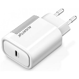 Nabíjačka Aligator Power Delivery 20W, USB-C, biela