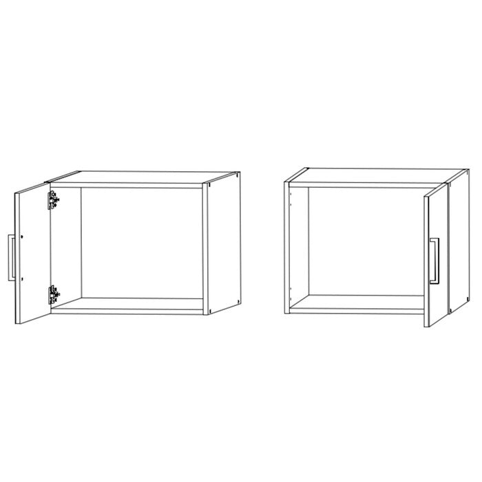 Nadstavec Itaka 01 - 30x40x40 cm (biela)