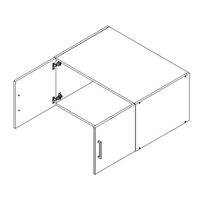 Nadstavec Itaka 05 - 80x40x40 cm (biela)