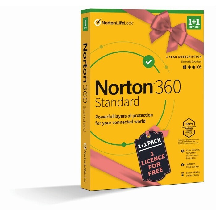 Norton 360 Standard 10GB, 1 používateľ, 1 zariadenie (21414993)