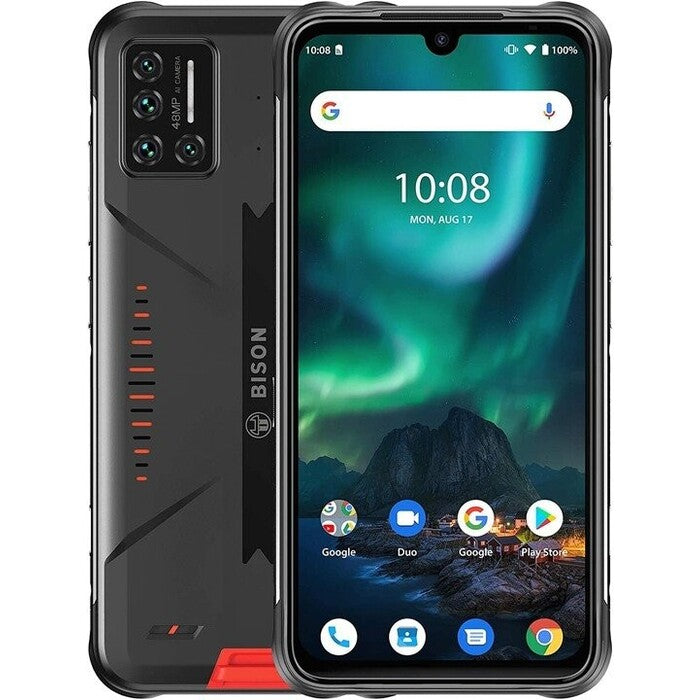 Odolný telefón Umidigi Bison 6 GB/128 GB, oranžový POUŽITÉ, NEOPO