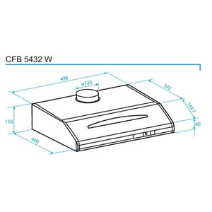 Odsávač pár Beko CFB6432W POUŽITÉ, NEOPOTREBOVANÝ TOVAR