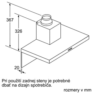 Odsávač pár Bosch DWB96BC60