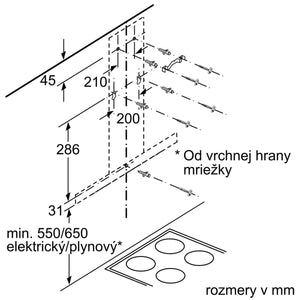 Odsávač pár Bosch DWB96BC60