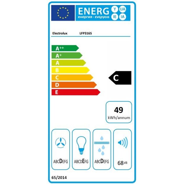 Odsávač pár Electrolux LFP316S