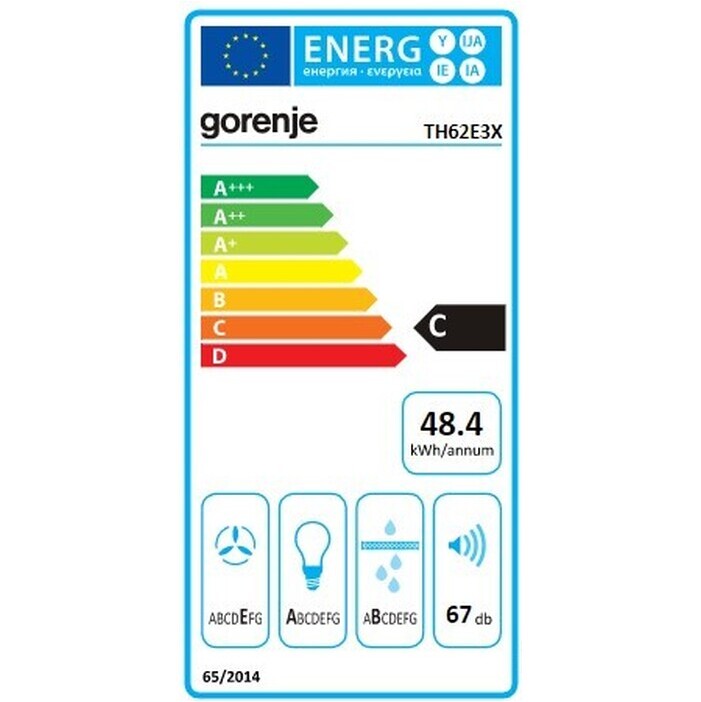 Odsavač par Gorenje TH62E3X ROZBALENÉ