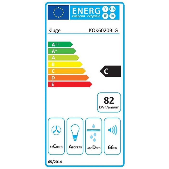 Odsávač pár Kluge KOK6020BLG