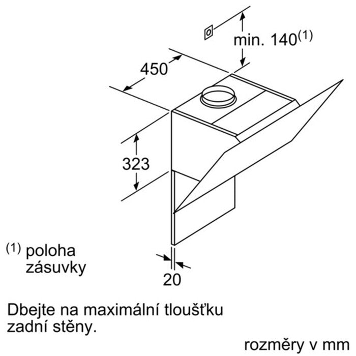 Odsávač pár Siemens LC91KWP60