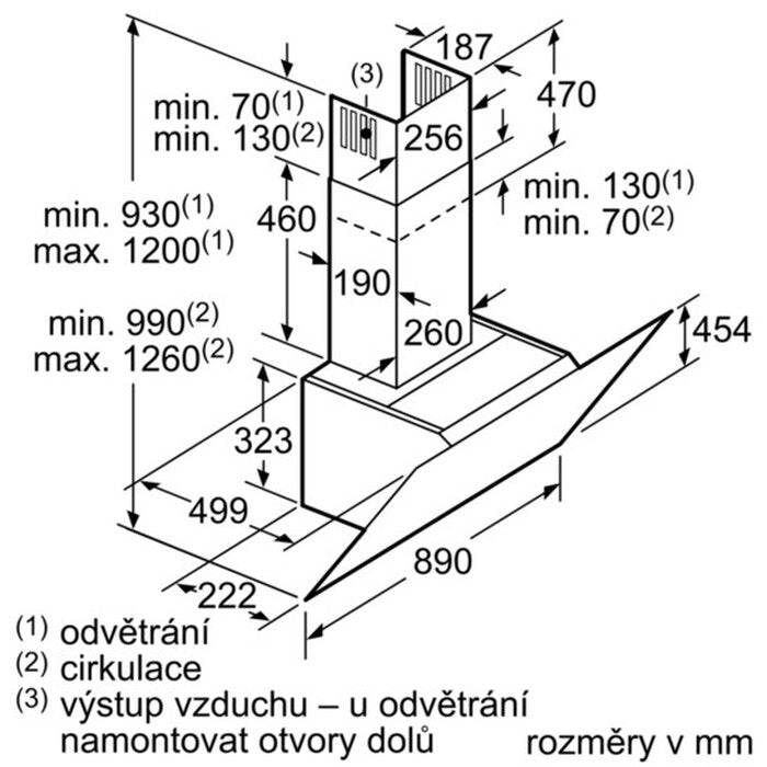 Odsávač pár Siemens LC91KWP60