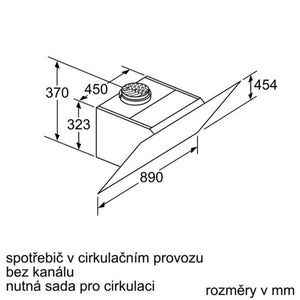 Odsávač pár Siemens LC91KWP60