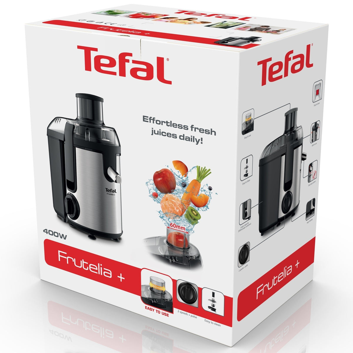 Odšťavovač Tefal Futelia ZE420D38 POUŽITÉ, NEOPOTREBOVANÝ TOVAR