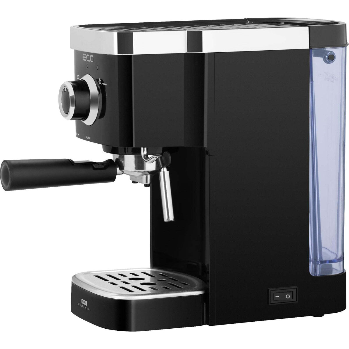 Pákové espresso ECG ESP 20301 Black POUŽITÉ, NEOPOTREBOVANÝ TOVAR