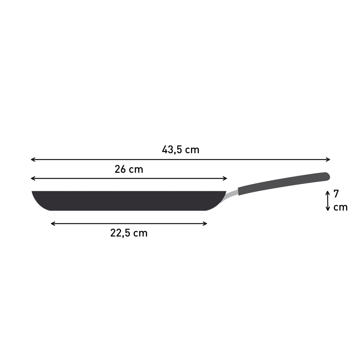 Panvica na palacinky Tefal Force C2923853, 25cm