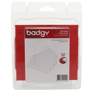 BADGY PVC Cards x100 - Thick (30mil - 0,76 mm)