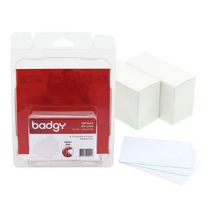 BADGY PVC Cards x100 - Thin (20mil - 0,50 mm)