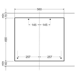 Plynová varná doska Amica DP 6413 LZBG