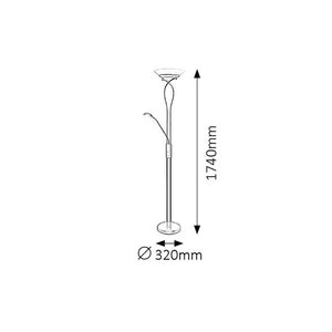 Podlahová lampa Rabalux 4555 Gamma Trend