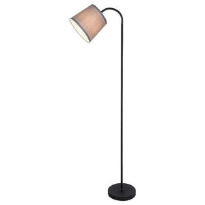 Podlahová moderná lampa E27 1X MAX 25W, šedá