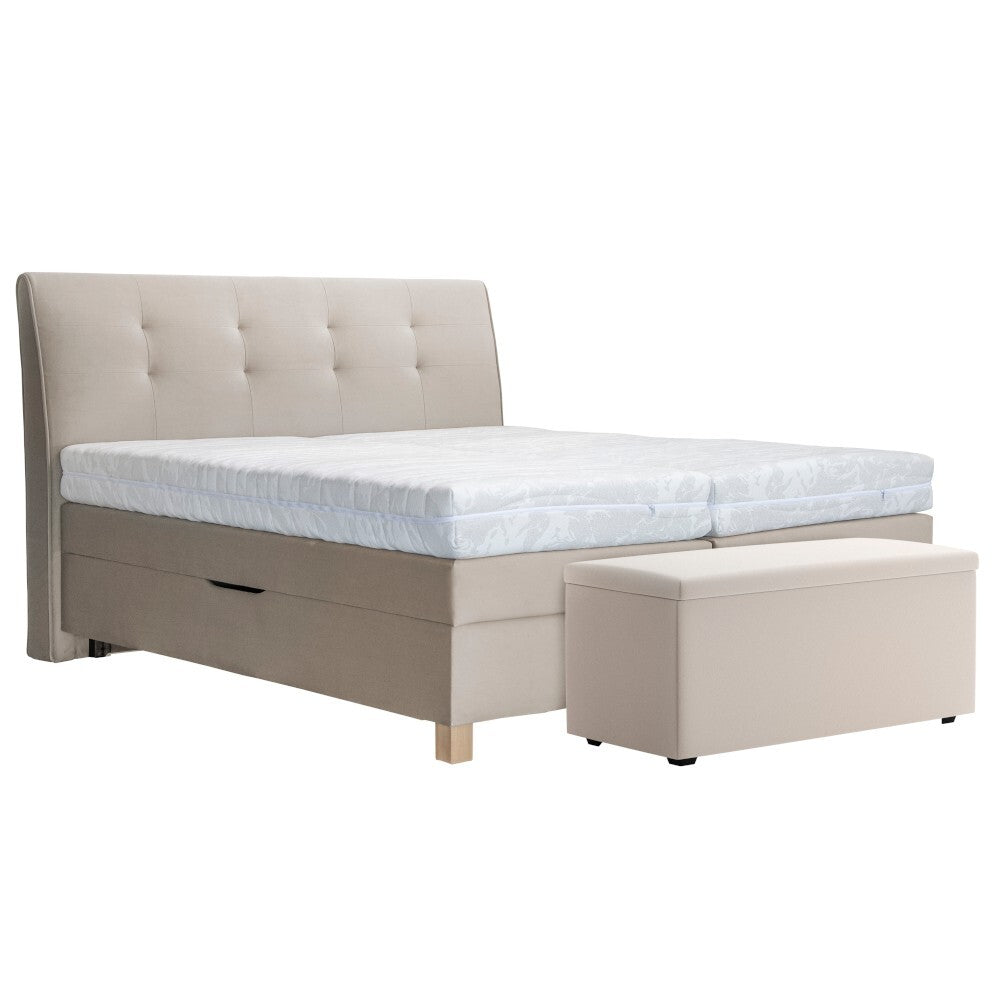 Posteľ Boxspring Charles 160x200 cm, ÚP - II. akosť