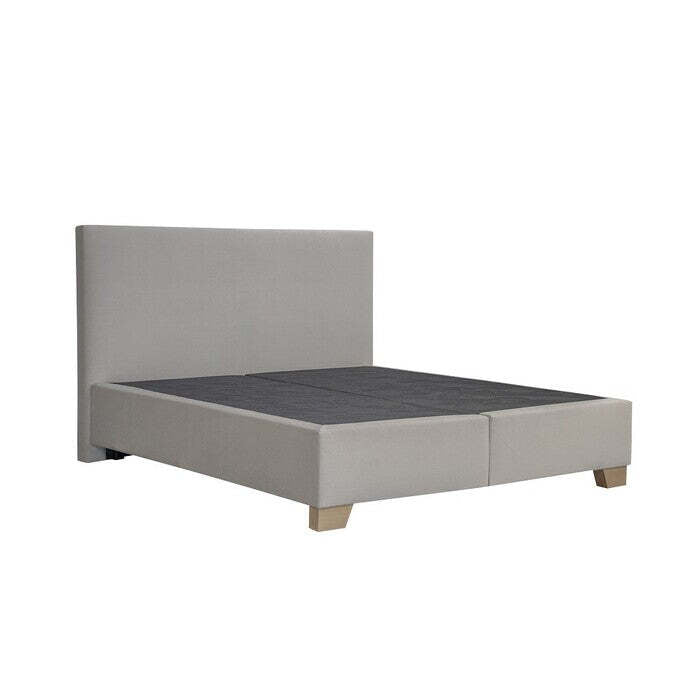 Posteľ Boxspring Jacob 180x200, béžová, vr. matraca a topera - II. akosť