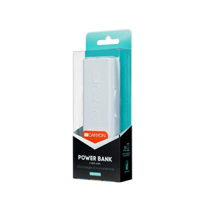 Powerbank Canyon CPBF44W, 4400mAh, biela