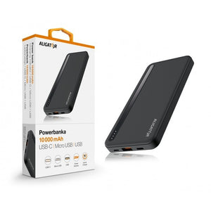 Powerbanka Aligator PB1050 10000mAh, PD 20W, 18W QC