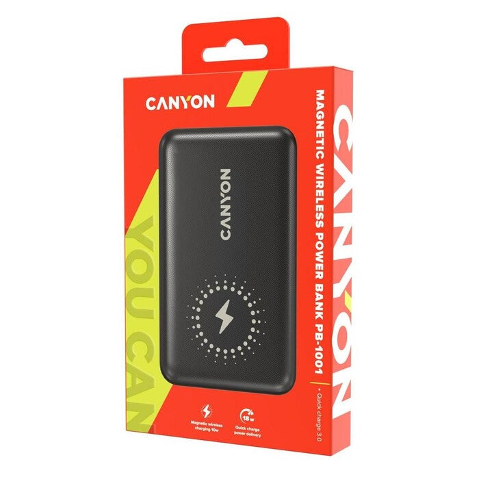 Powerbanka Canyon PB-1001B, 10 000mAh, čierna