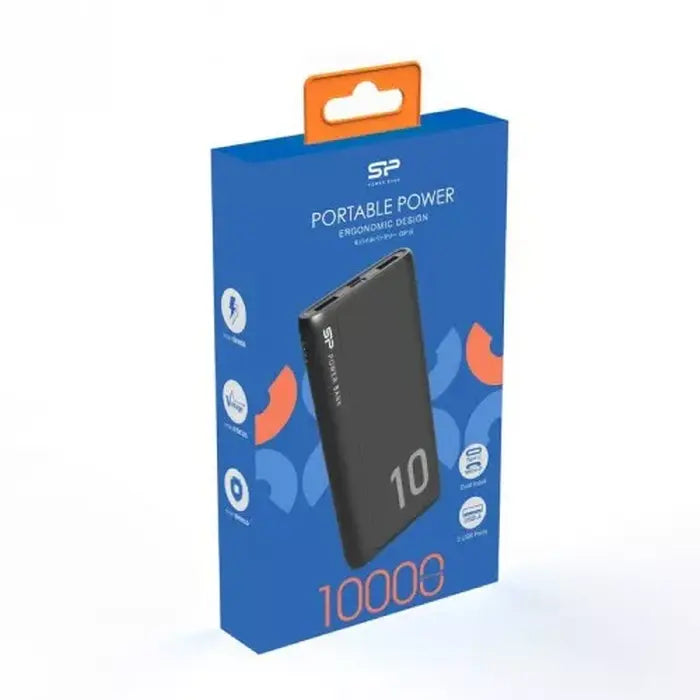 Powerbanka Silicon Power GP15 10000mAh, čierna