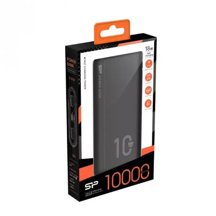 Powerbanka Silicon Power QP15 10000mAh, čierna