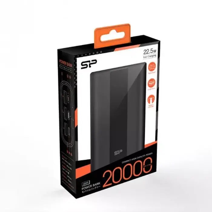 Powerbanka Silicon Power QS55 20000mAh, čierna